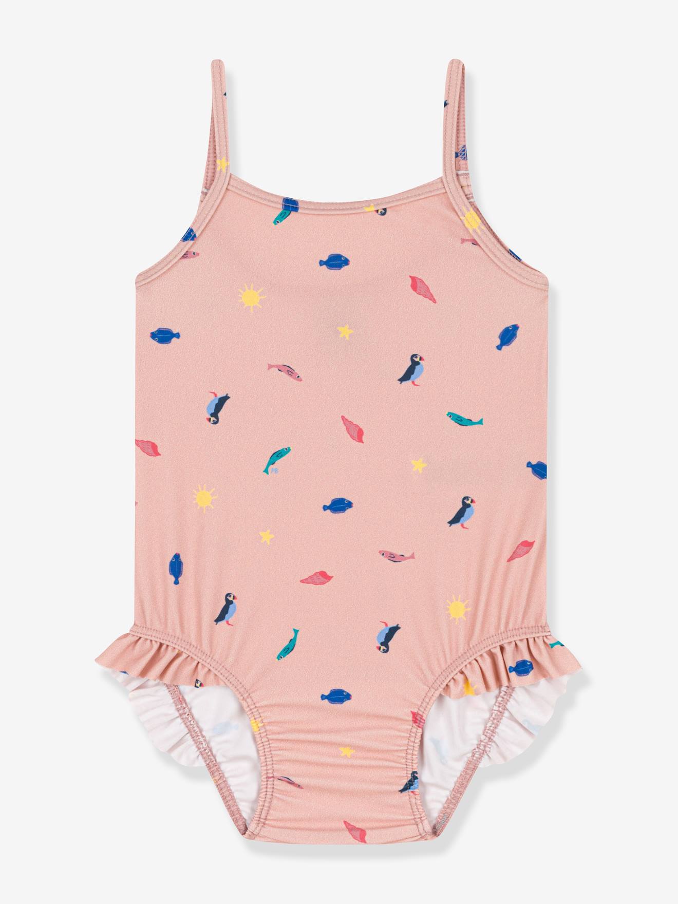 Maillot de bain 1 pièce PETIT BATEAU rose