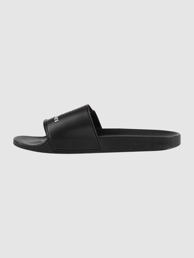Slides mit Logo in schwarz