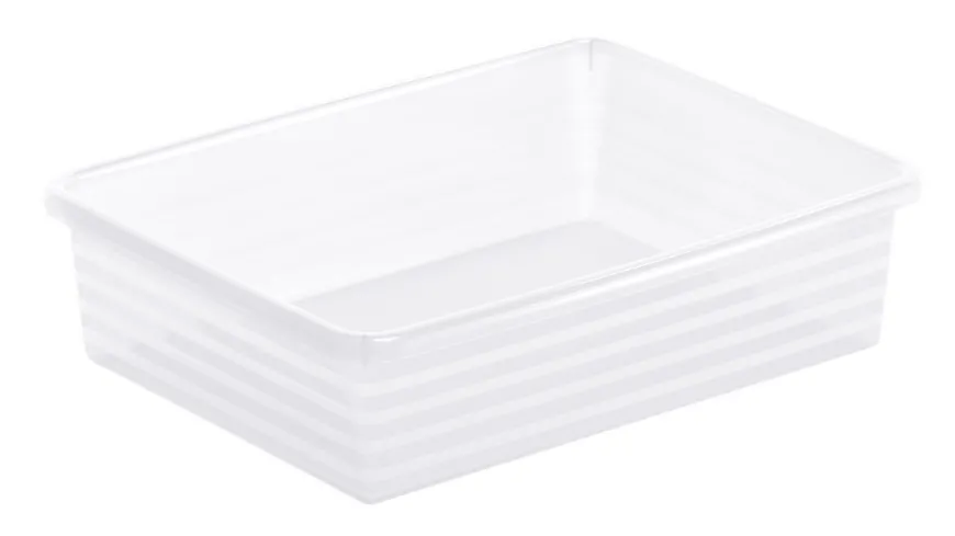 rotho Körbchen LINUS A5 anthrazit transparent