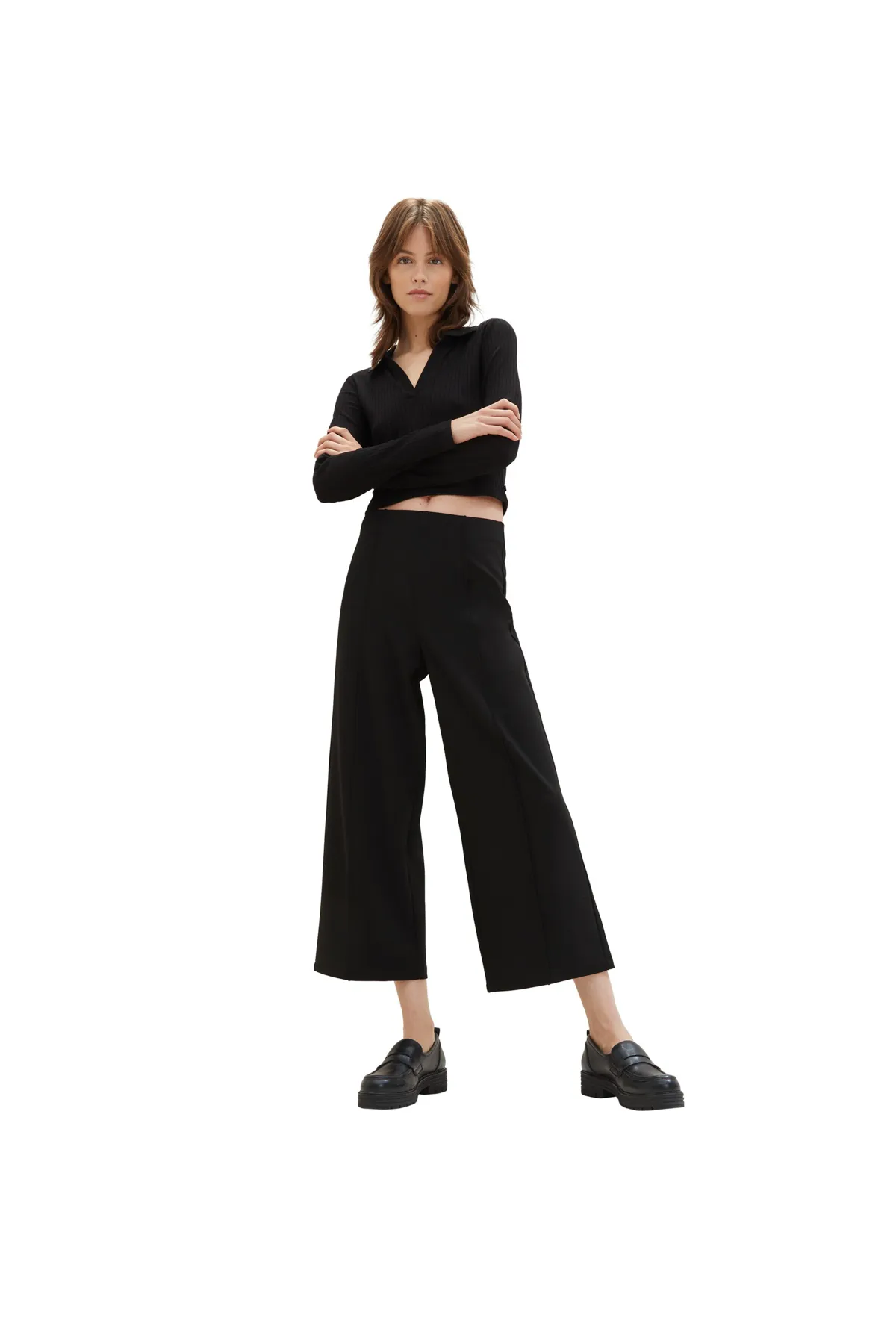 Tom Tailor Denim  Hose Frau / Mädchen tiefschwarz