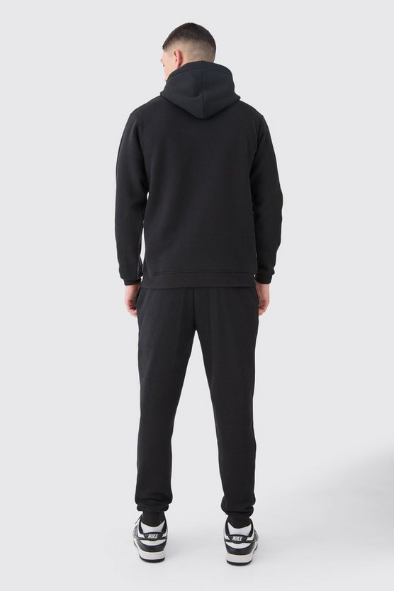 Bestickter Slim-Fit Colorblock Trainingsanzug