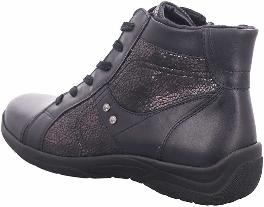 WALDLÄUFER Schnür-Stiefeletten schwarz MEMPHIS ZAC