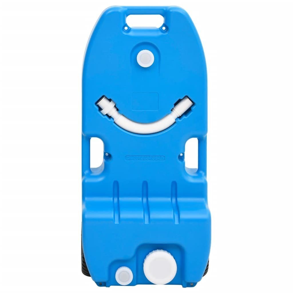 vidaXL Campingtoilette Camping-Wassertank mit Rollen 25 L Blau