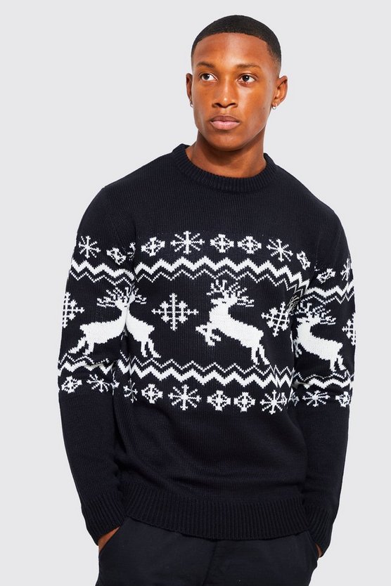 Rentier Weihnachtspullover