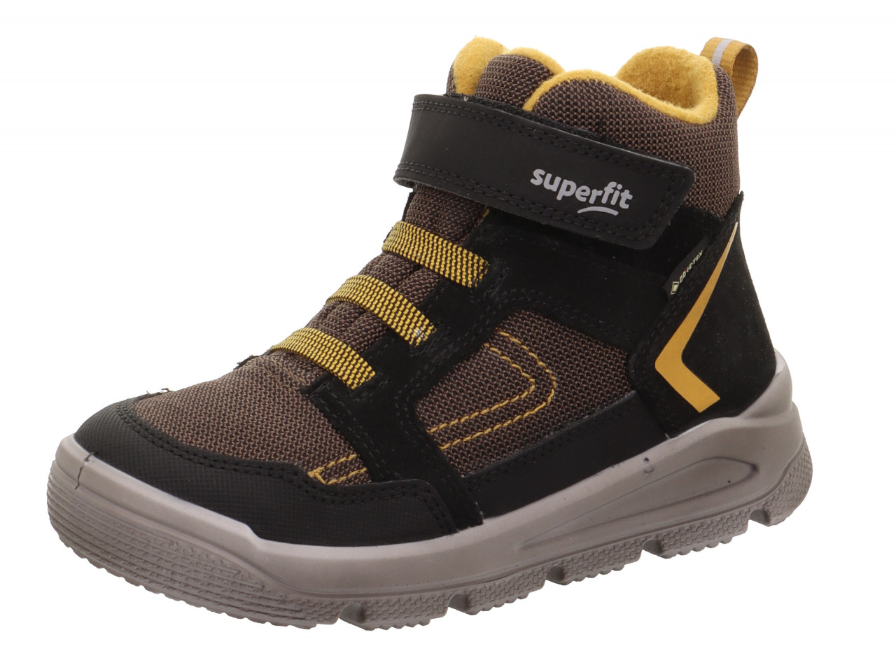 MARS - Schwarz/BraunBoots mit Klettverschluss