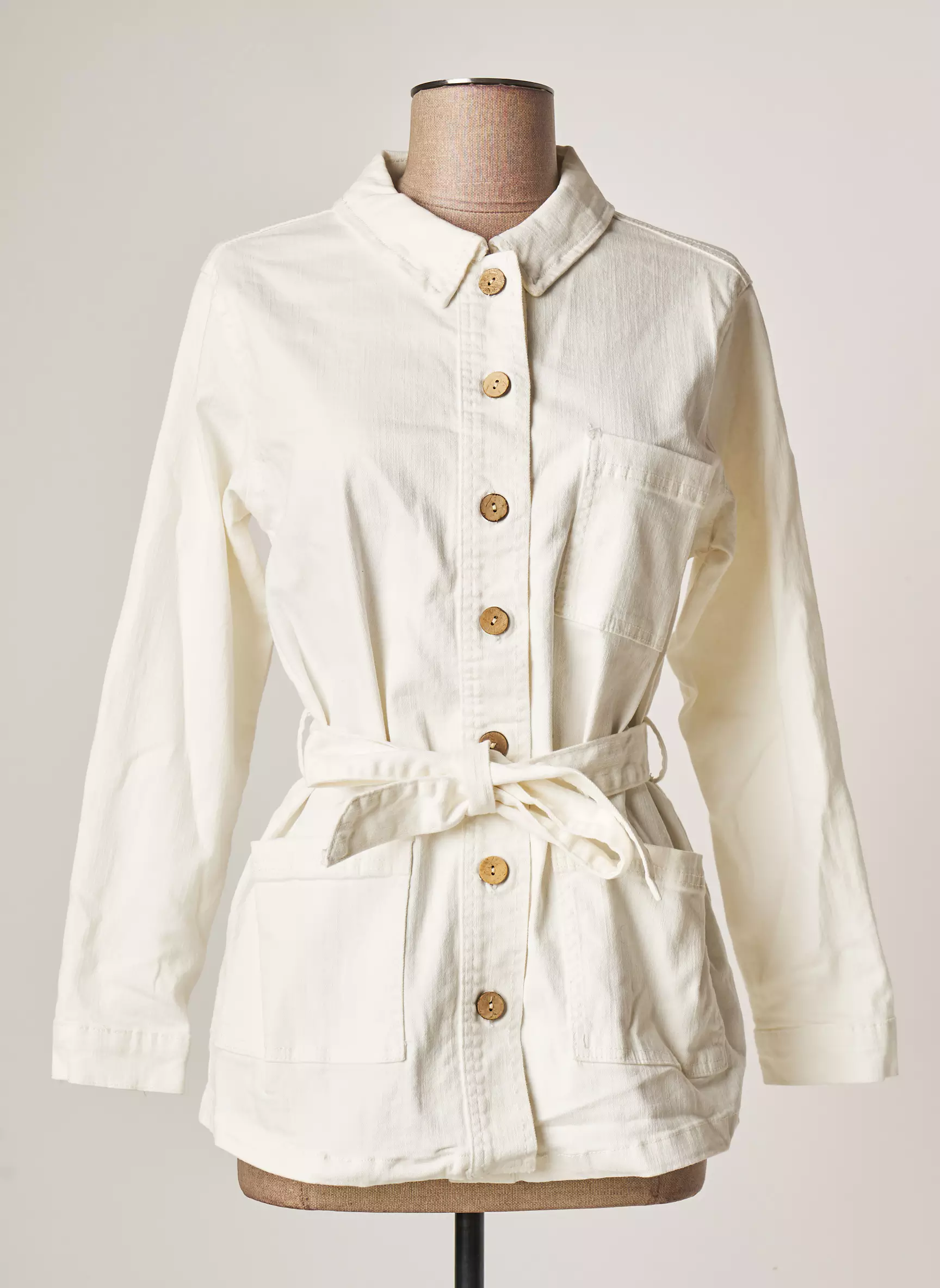 Deeluxe Vestesenjean Femme couleur blanc