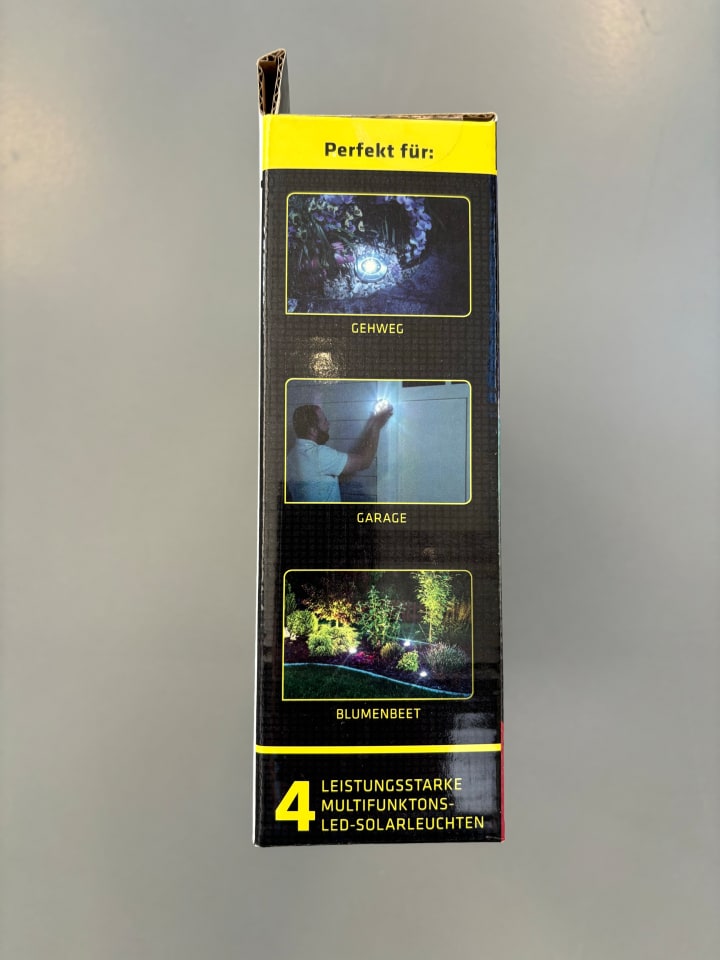 MediaShop Leuchte Disk Lights (4 Stück) in Silber günstig kaufen onesize