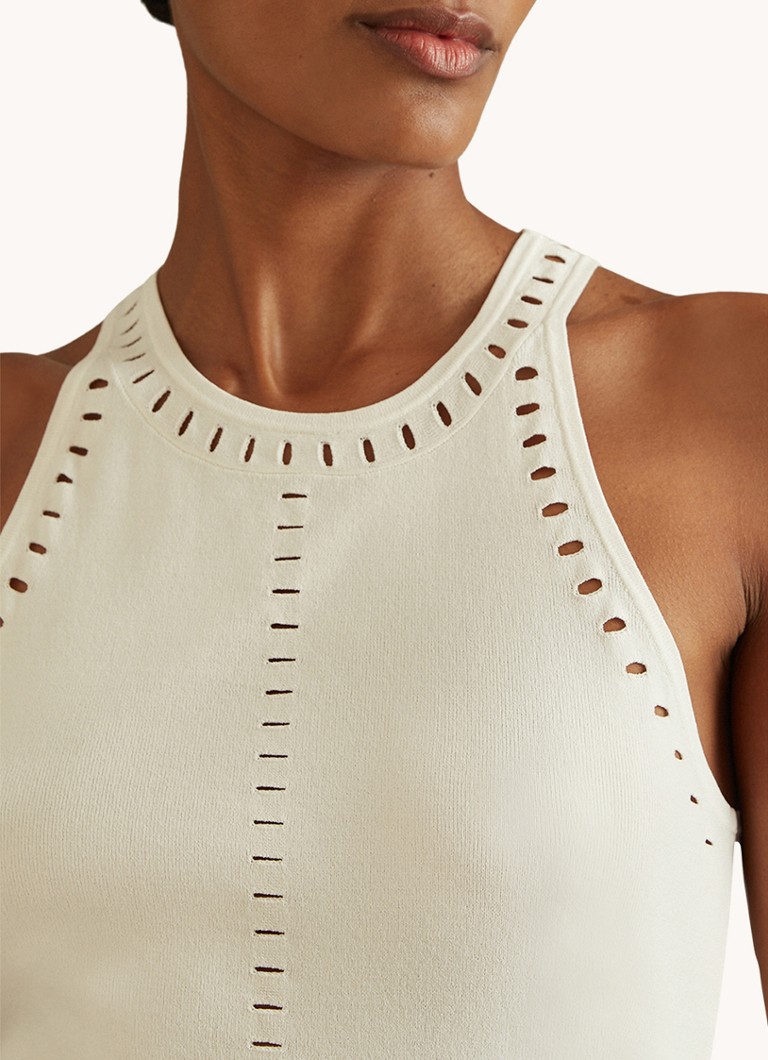 Reiss Cammi top with openwork design