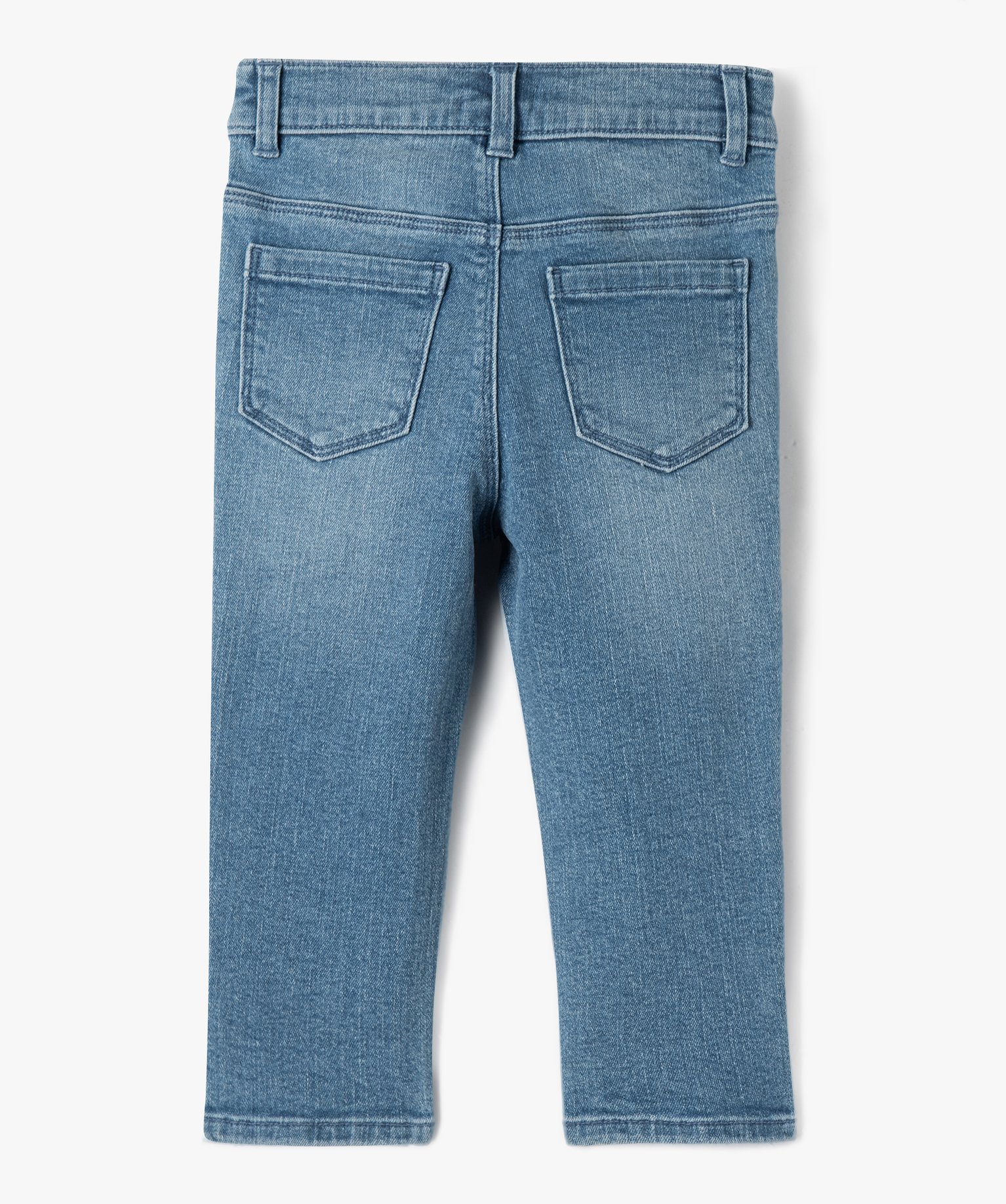 Pantacourt fille en jean coupe Slim stone | GEMO