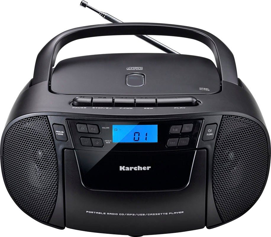 Karcher RR 5045 Boombox (FM-Tuner, UKW mit RDS, 3 W)