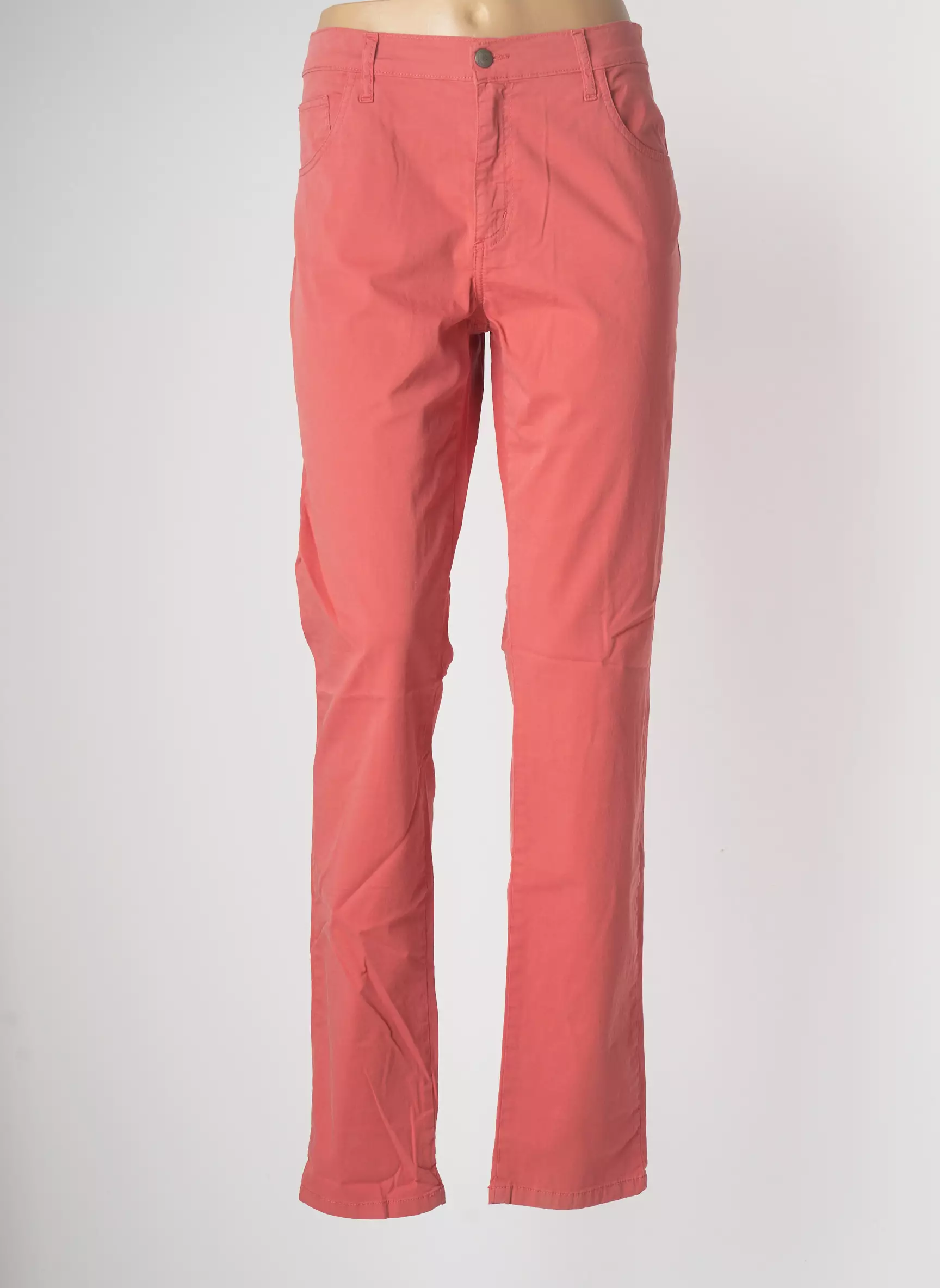 Desgaste Pantalons Slim Femme couleur rose