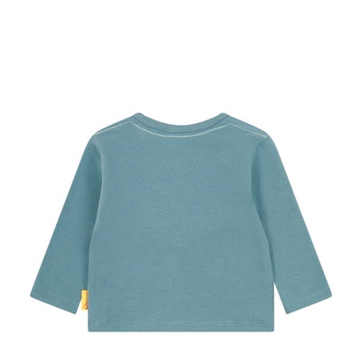 T-Shirt langarm, mittelblau für Jungs