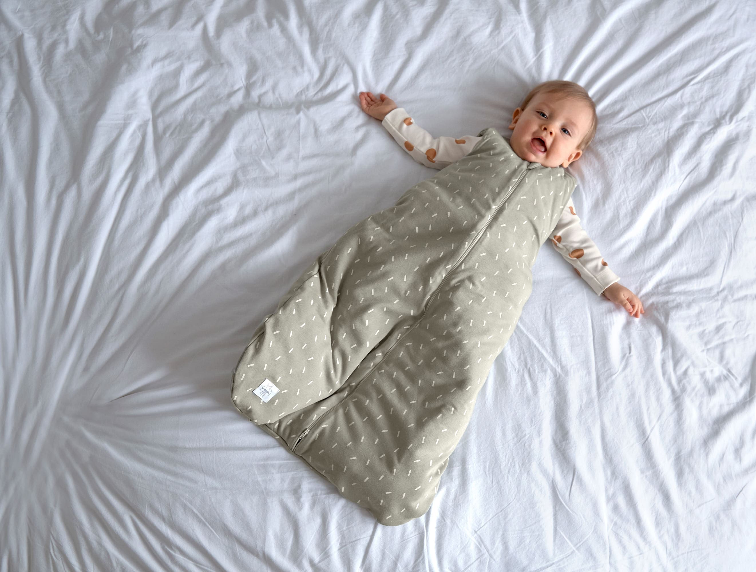 Babyschlafsack 2,5 TOG - Speckles, Grün