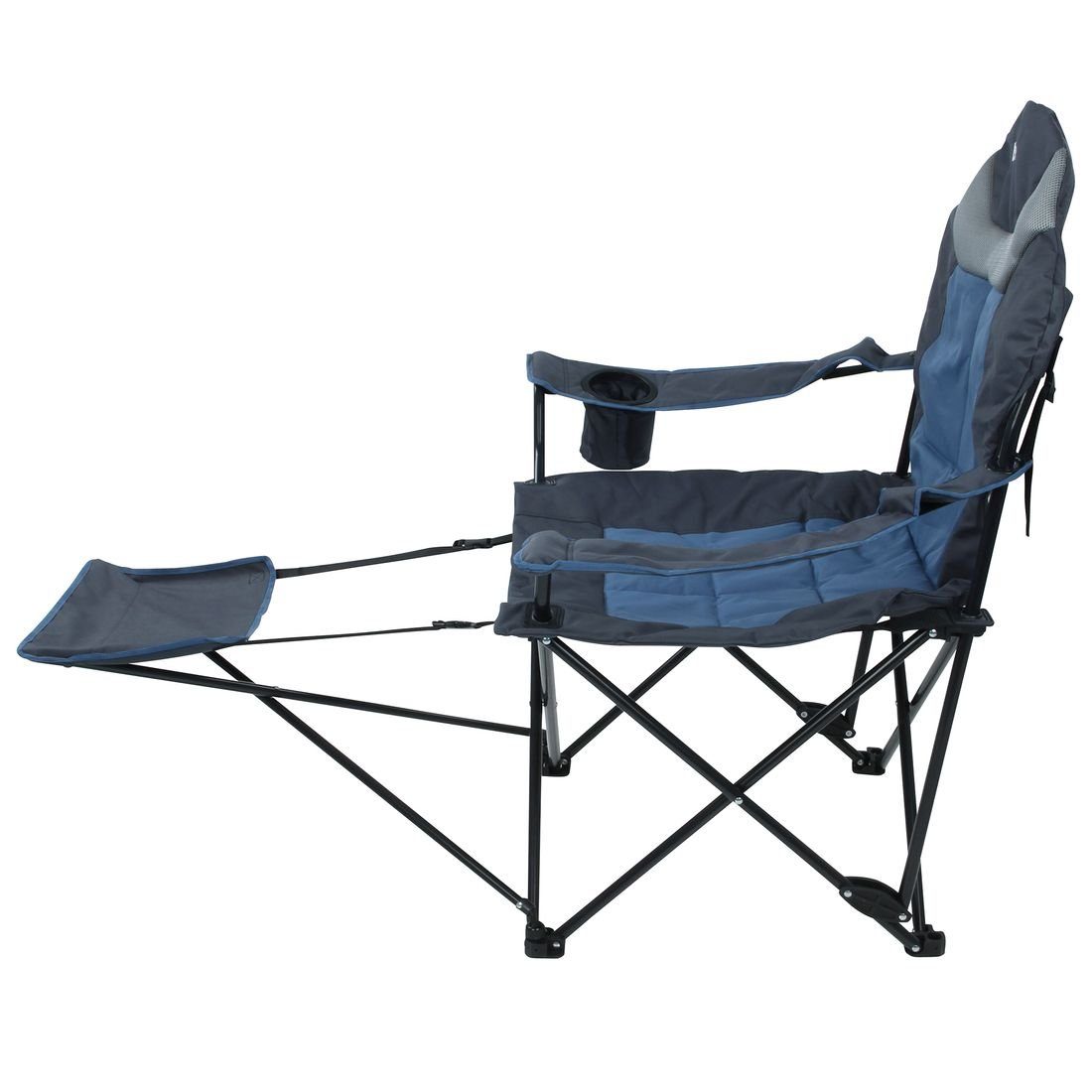 yourGEAR Faltstuhl yourGEAR Campingstuhl Pineto XXL Klappstuhl Fußauflage Rückenlehne