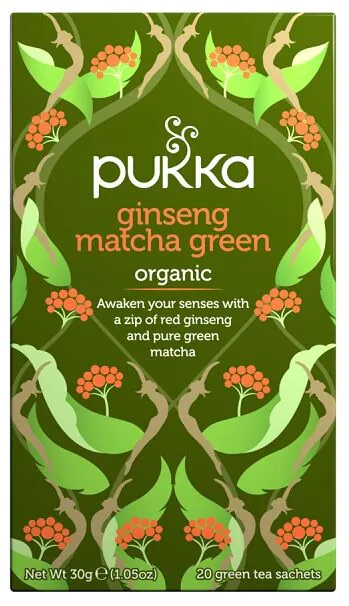 Pukka Ginseng Matcha Green Organic 20 pakelių