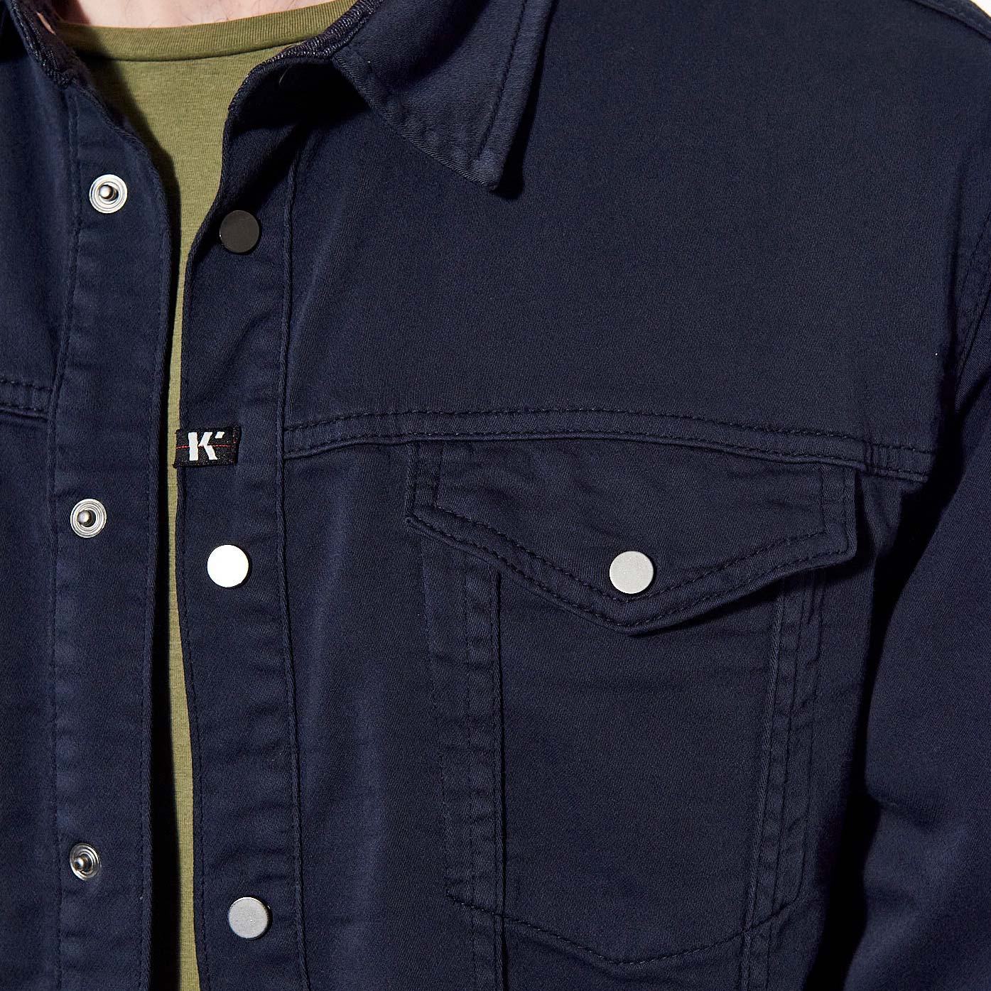 TIZIO  Chemise en jean bleu Homme