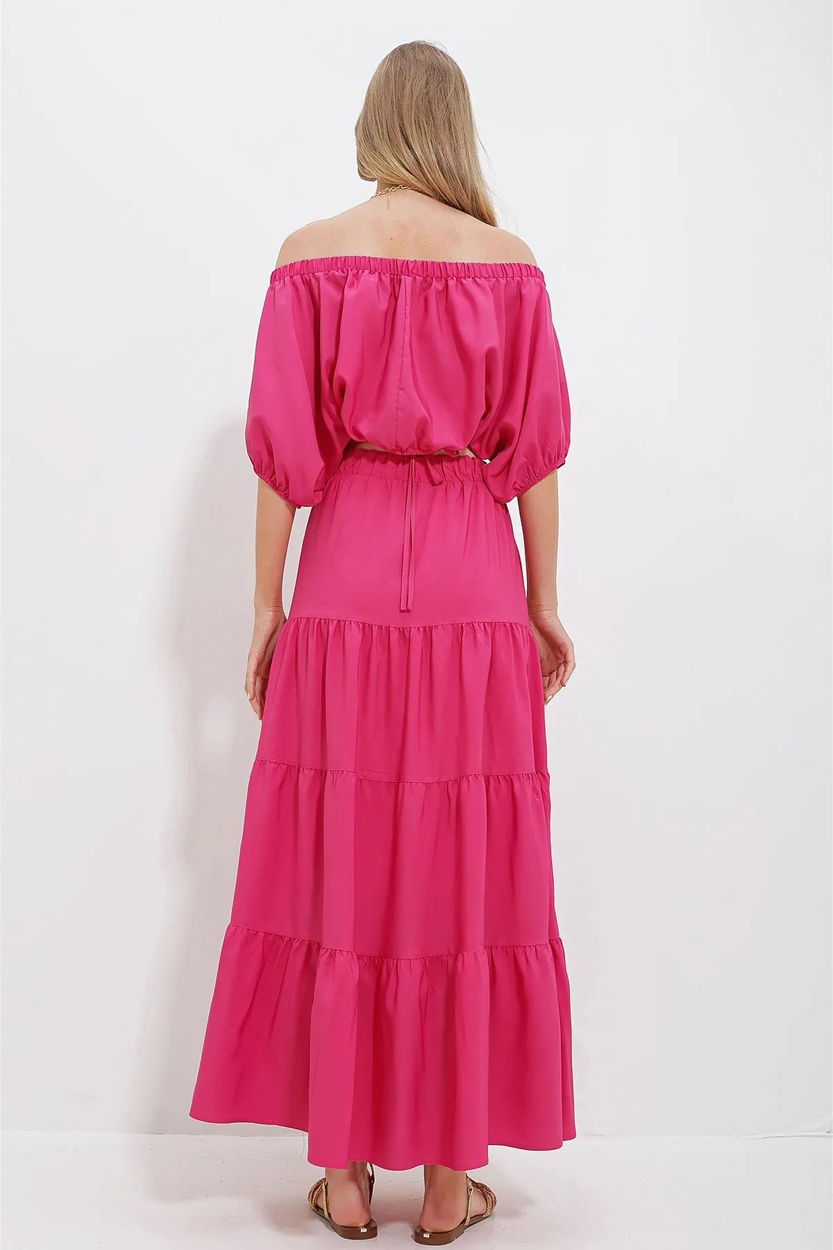 Trend Alaçatı Stili  Zweiteiler - Rosa - Regular Fit