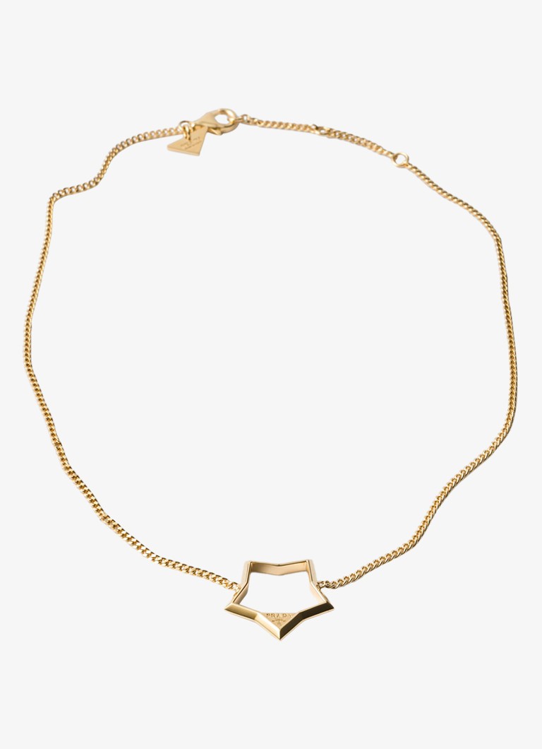 Colier cu logo Prada