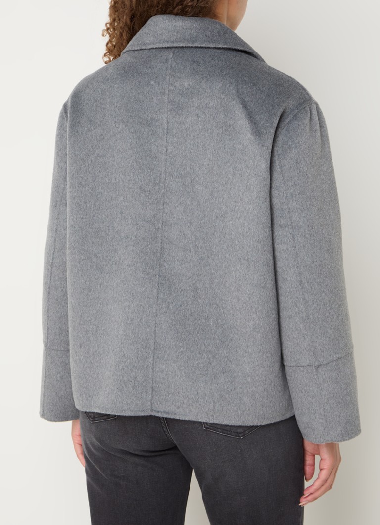 OPUS Hilna double-breasted coat in wool blend with side pockets