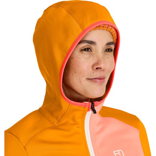 DAMEN UNTERJACKE FLEECE HOODY W