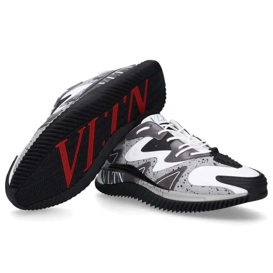 Valentino Garavani - Sneaker low WADE Kalbsleder - grau