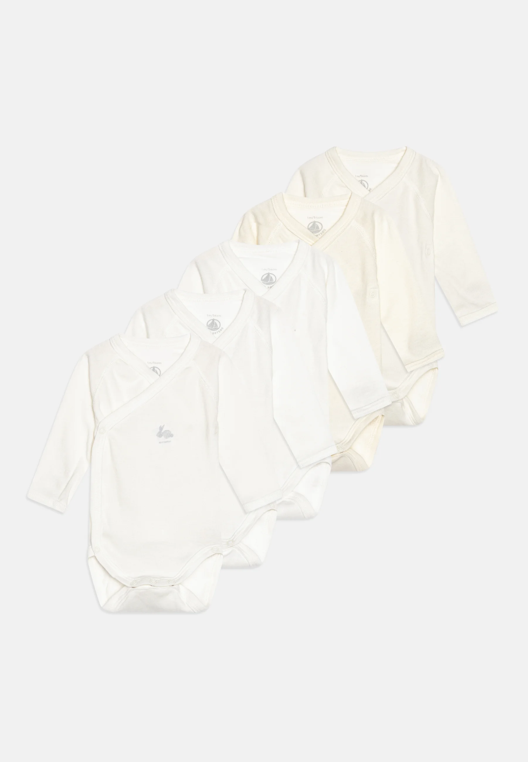 Petit Bateau BABY NAISS PERMANENT UNISEX 5 PACK - Body