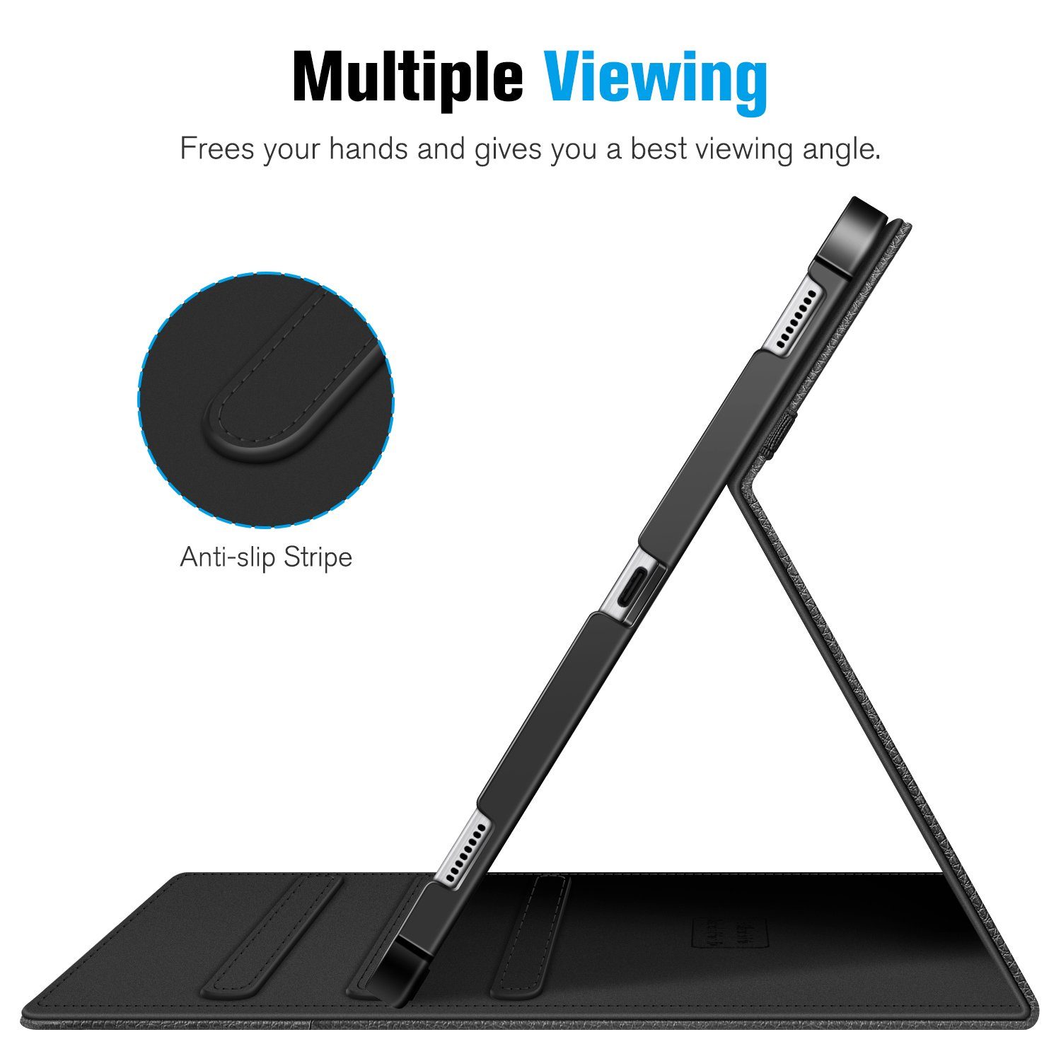 Fintie Tablet-Hülle Hülle für Samsung Galaxy Tab S8 Plus 2022/S7 FE 2021/S7 Plus 2020 12.4 Zoll, Multi-Winkel Folio Schutzhülle mit S Pen Halter Dokumentschlitze und Auto Schlaf/Wach Funktion