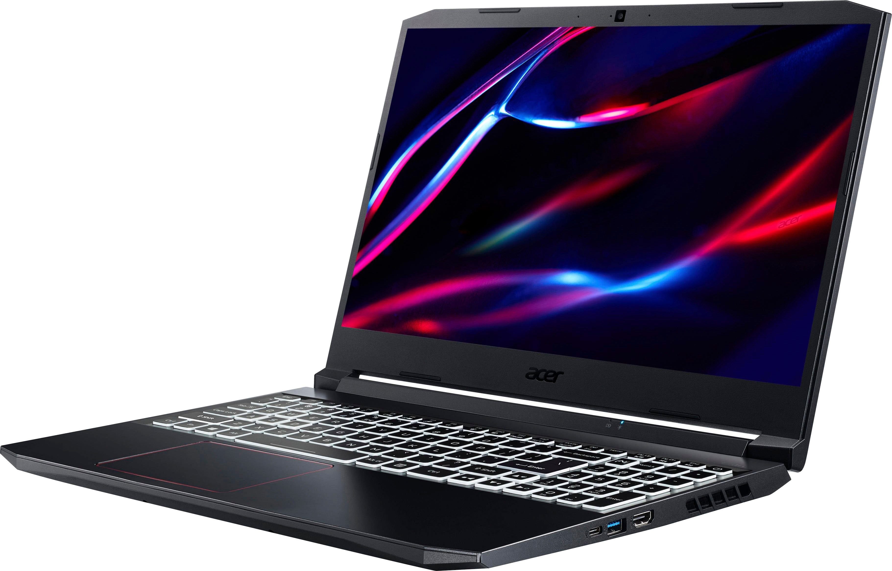Acer Nitro 5 AN515-55-766W Gaming-Notebook (39,62 cm/15,6 Zoll, Intel Core i7 10750H, GeForce RTX 3060, 512 GB SSD)