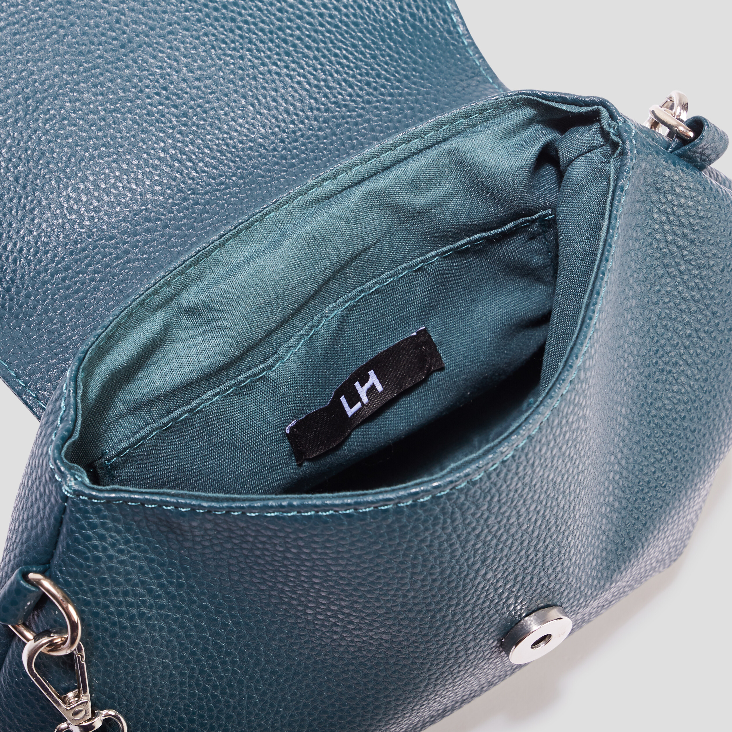 Sac besace bleu canard femme | La Halle