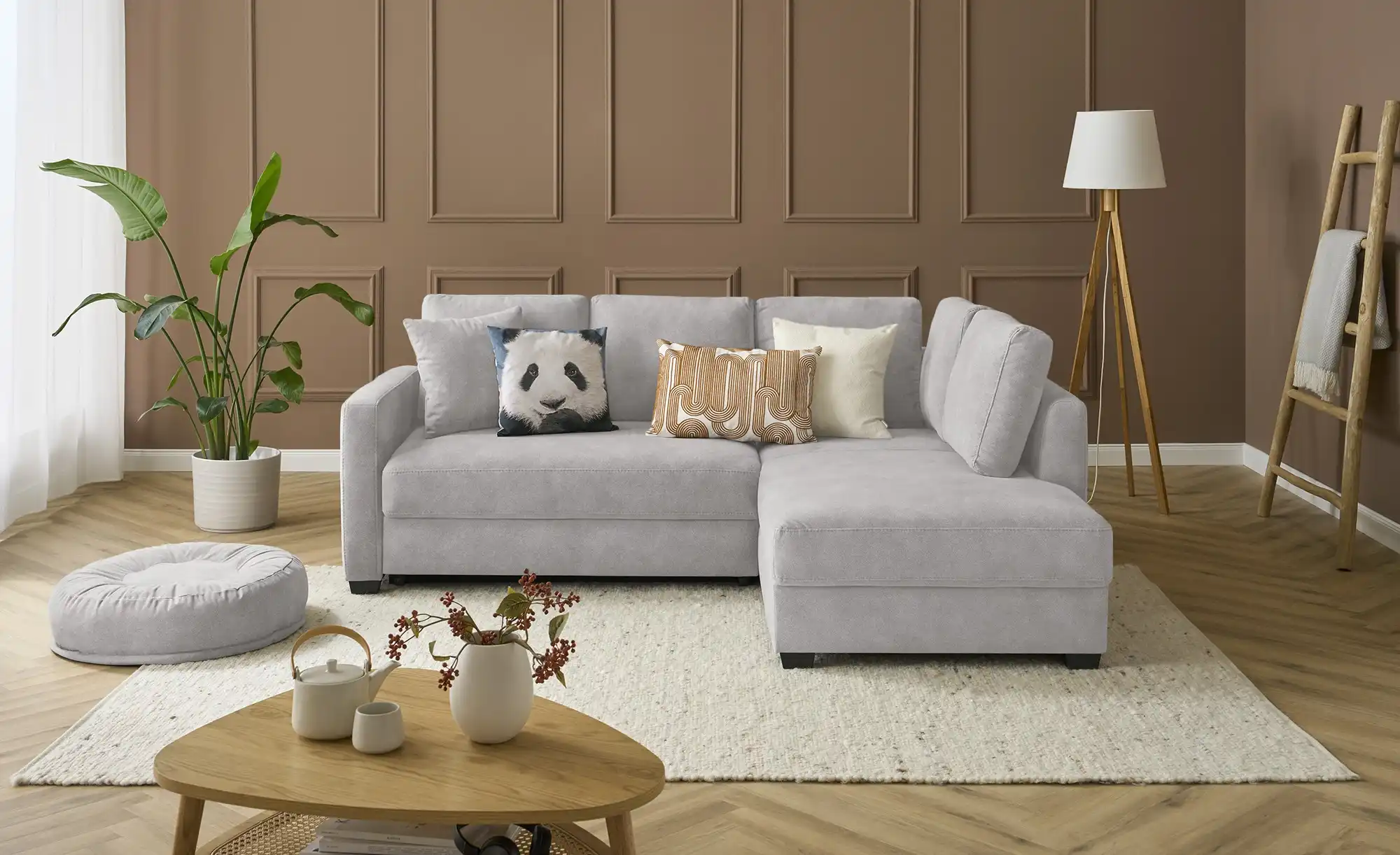 bobb Ecksofa mit pflegeleichtem Bezugsstoff  Lisa de Luxe