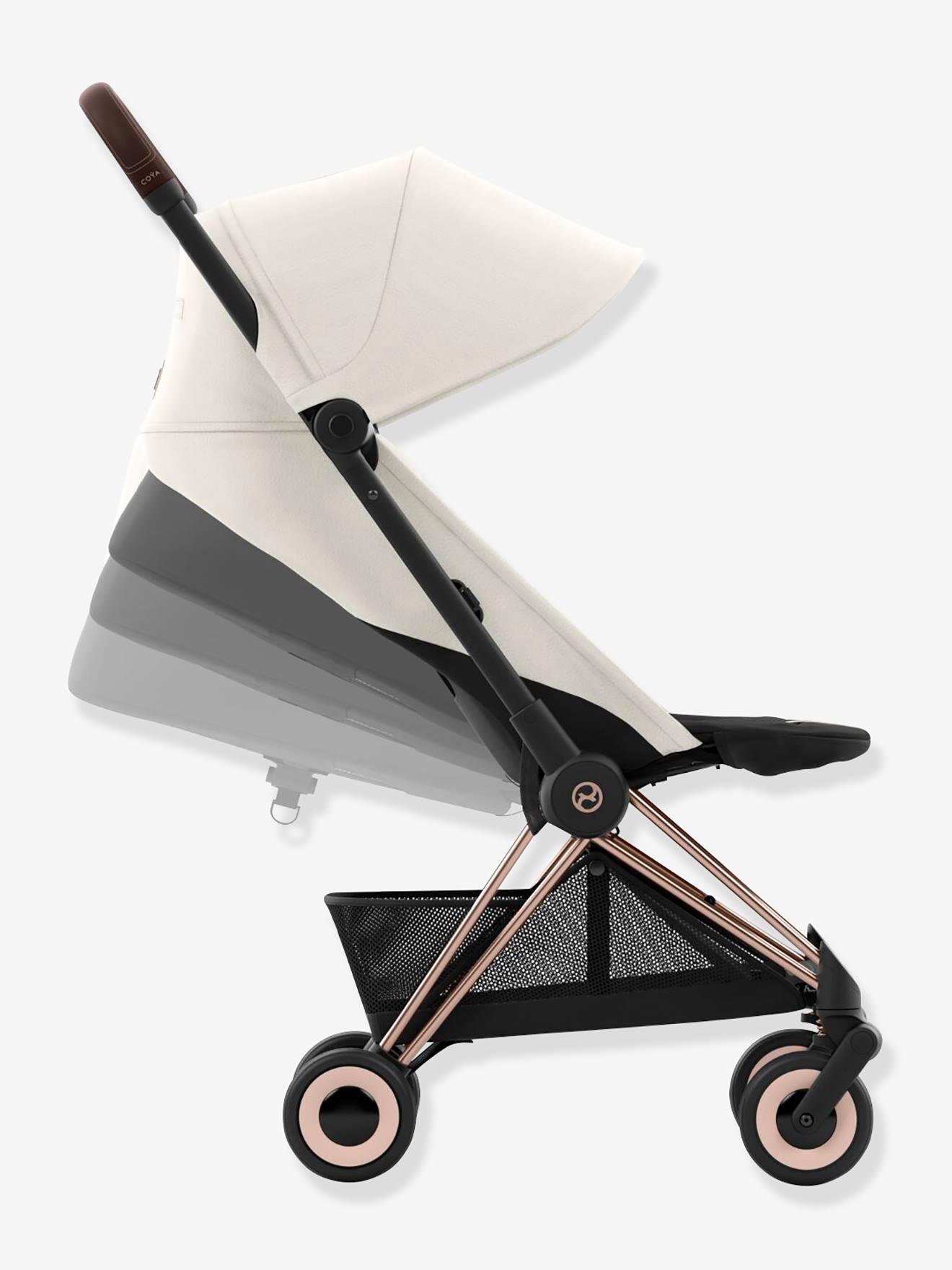 Poussette CYBEX Platinum Coya chrome brown/mirage grey