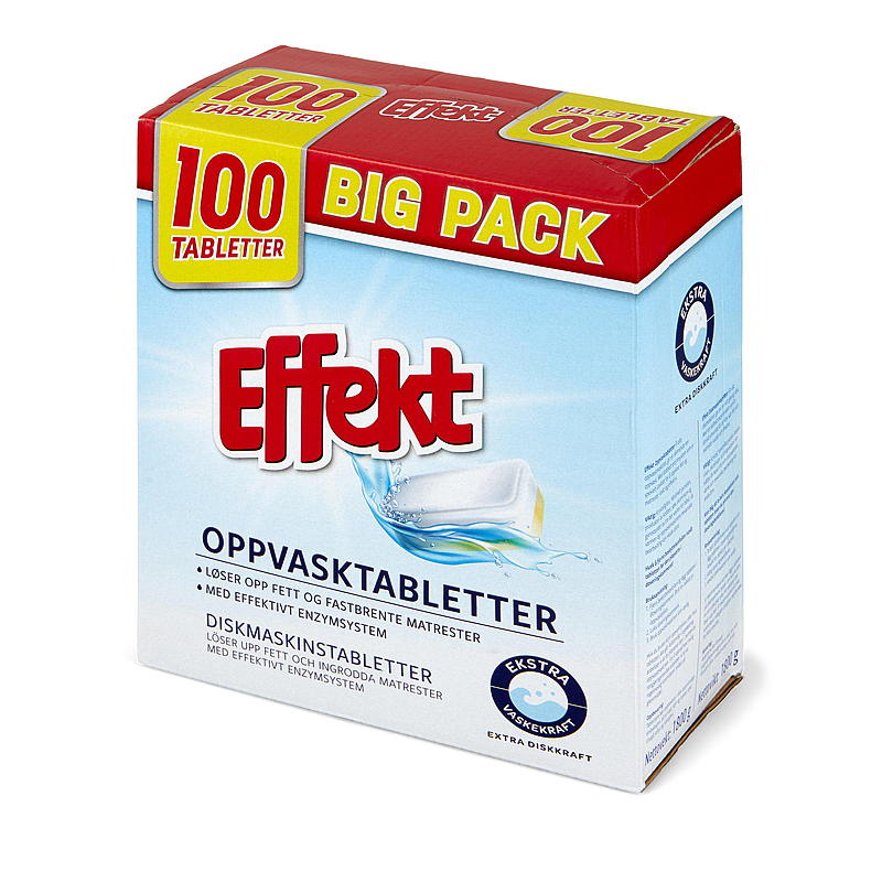 Effekt Maskinoppvask 100 tabl Effekt