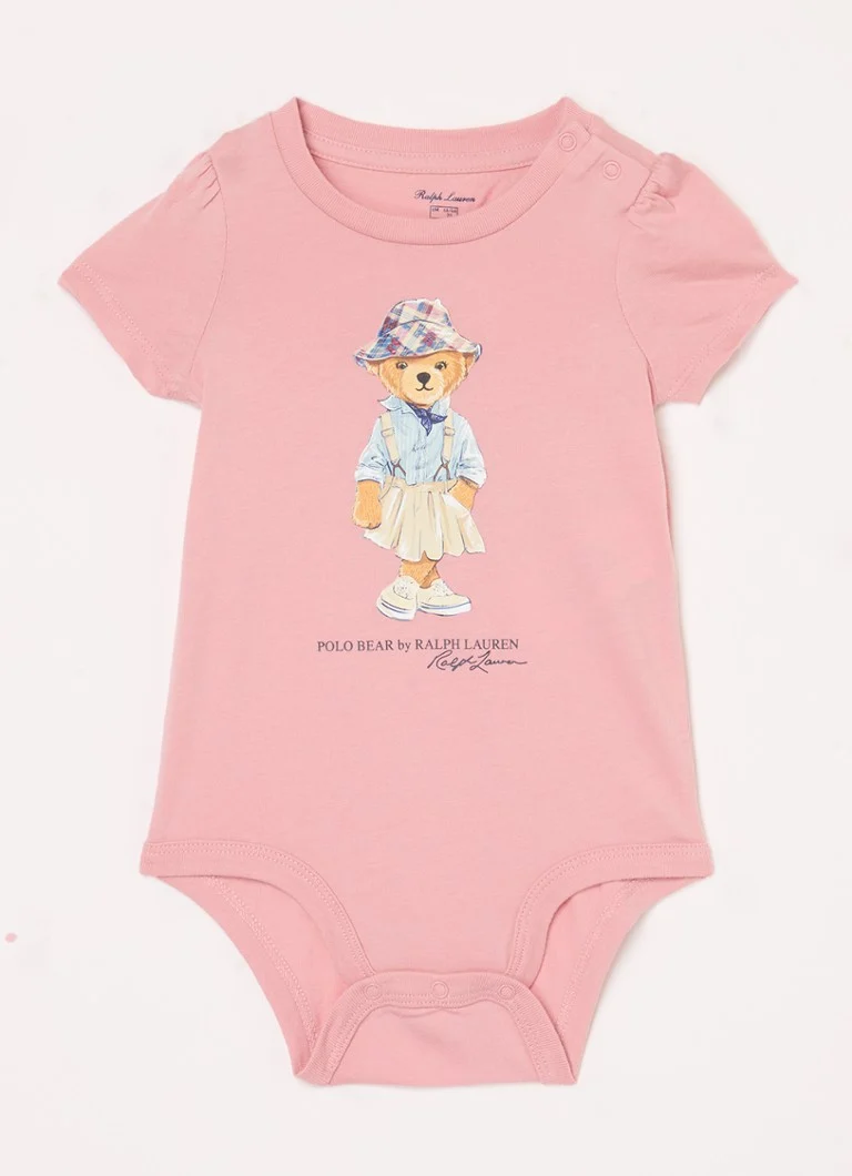 Salopetă Ralph Lauren cu imprimeu de logo