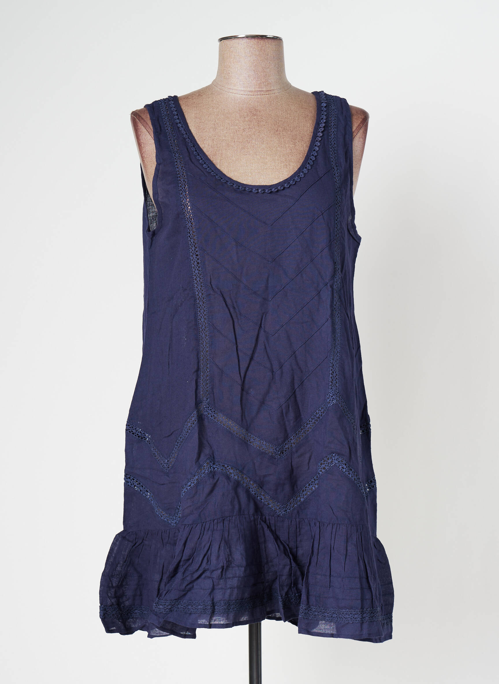 Banana Moon Tuniquesansmanche Femme couleur bleu