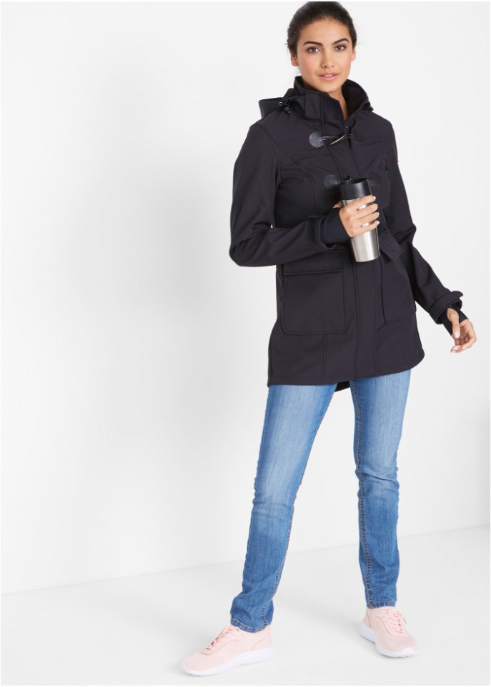 Duffle-Jacke aus Softshell