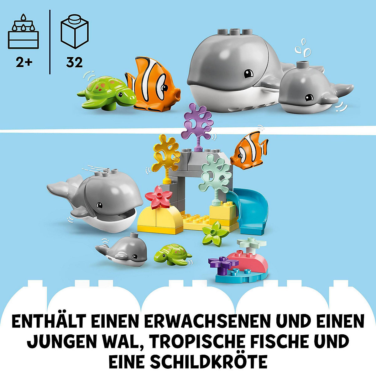 LEGO® DUPLO 10972 Wilde Tiere des Ozeans