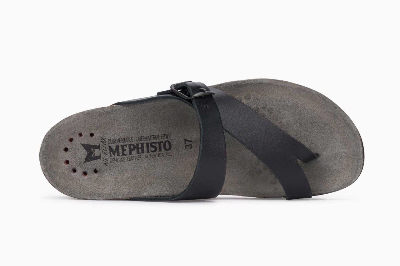 MEPHISTO Zehentrenner schwarz Schwarz
