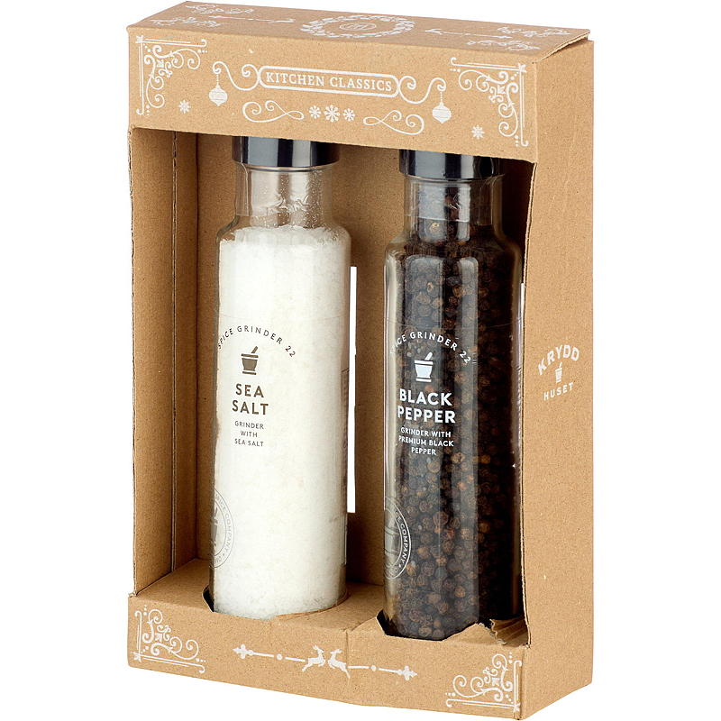 Kryddhuset Gavesett salt/pepper m/kvern