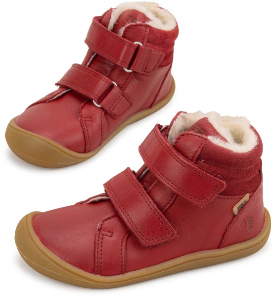 Telyoh bare ~ HighCut Leder Klett Winter + Tex ~ Dark Red