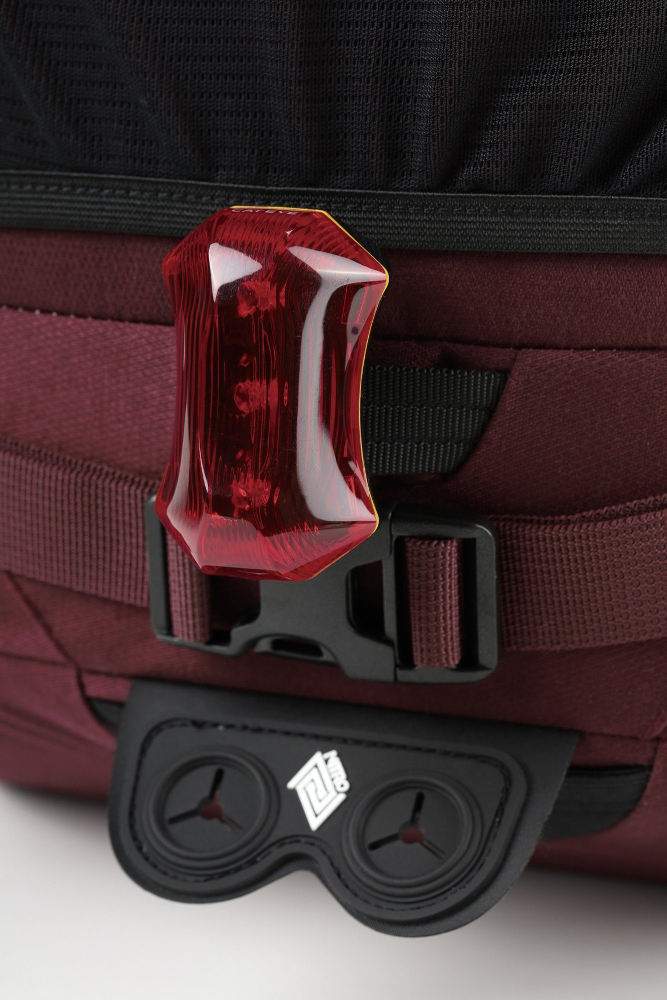 NITRO Trekkingrucksack Rover 14, Wine, speziell für den Wintersport konzipiert
