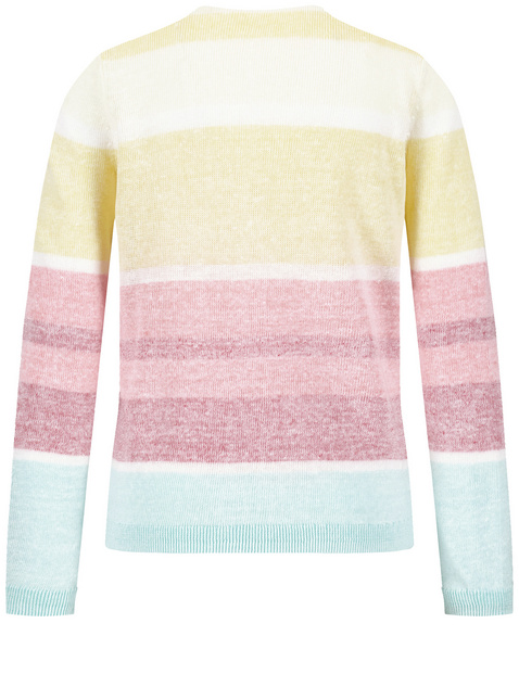 Offener Cardigan mit Colourblocking