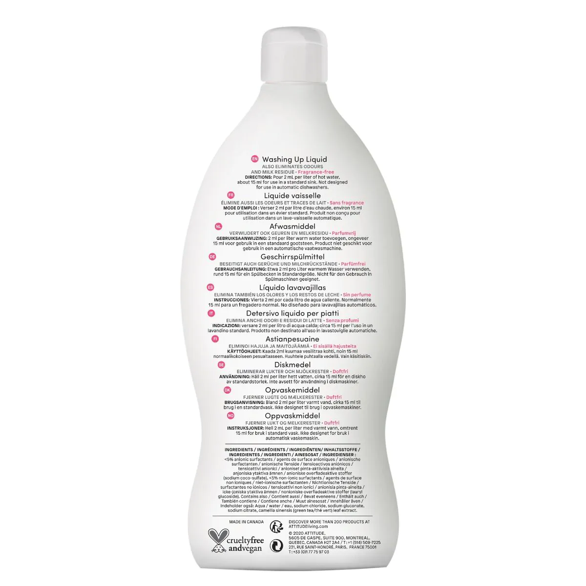 Attitude Baby Accessories Cleaner Uparfumeret