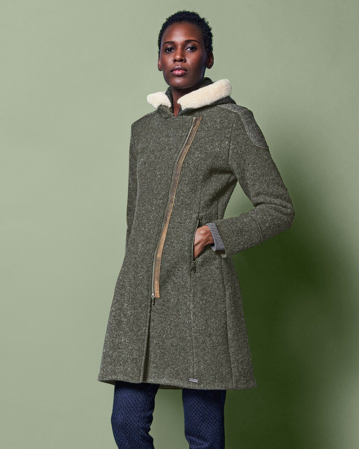 Stapf Walkjacke Walkmantel Angelika
