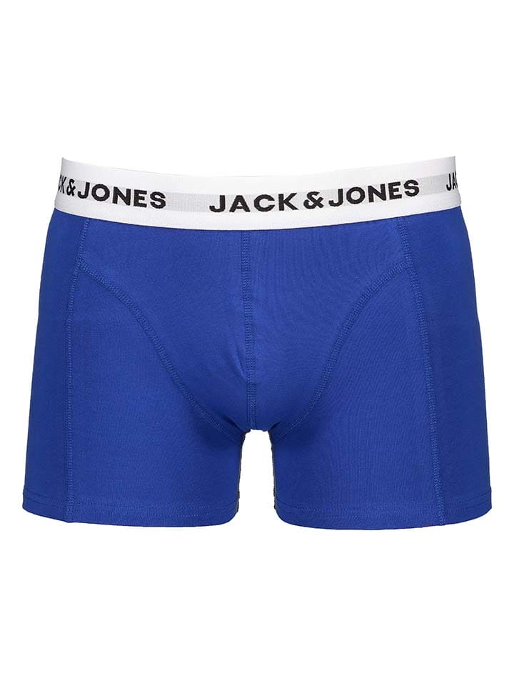 Jack & Jones 3er-Set: Boxershorts in Dunkelblau/ Blau/ Hellgrau günstig kaufen