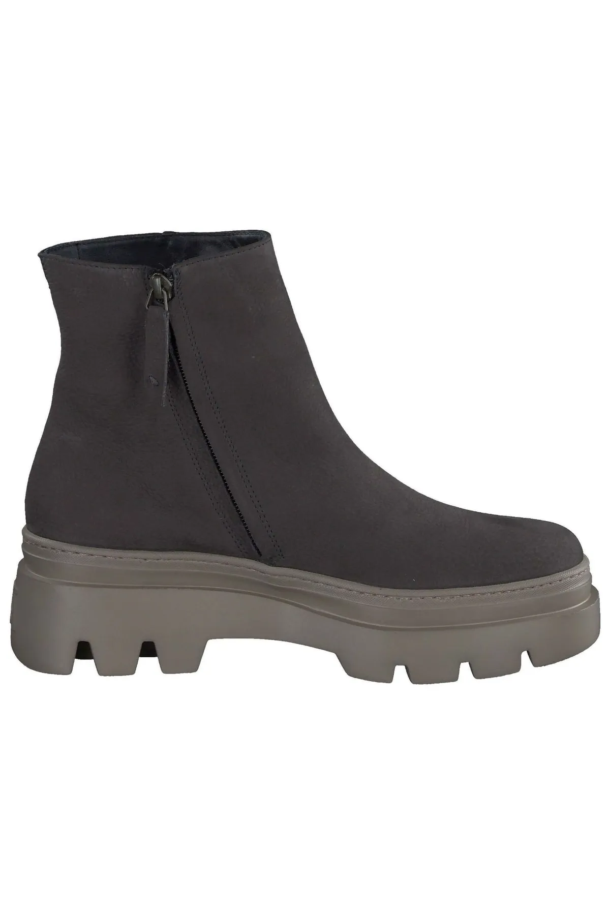 Paul Green  Stiefelette - Grau - Flacher Absatz