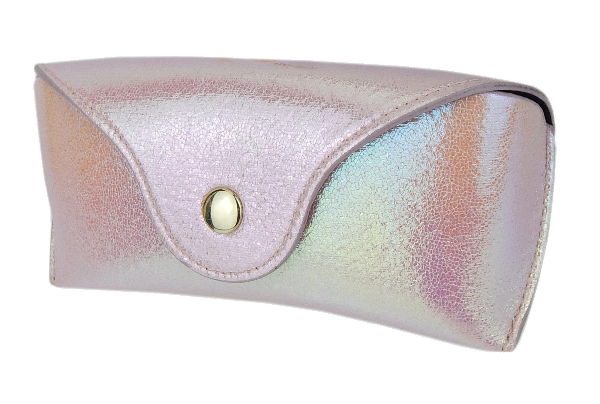 Ella Jonte Brillenetui, großes Trend Etui im rosa Metallic Look