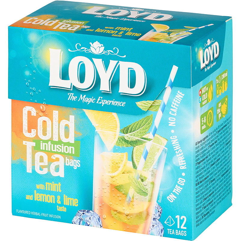 Loyd Iste-poser 12-pk sitron/lime/mint Loyd