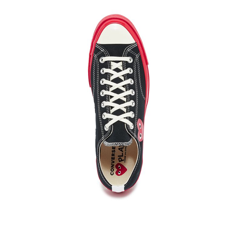 Comme des Garcons Play Red Sole Chuck Taylor 70 Low Top Black