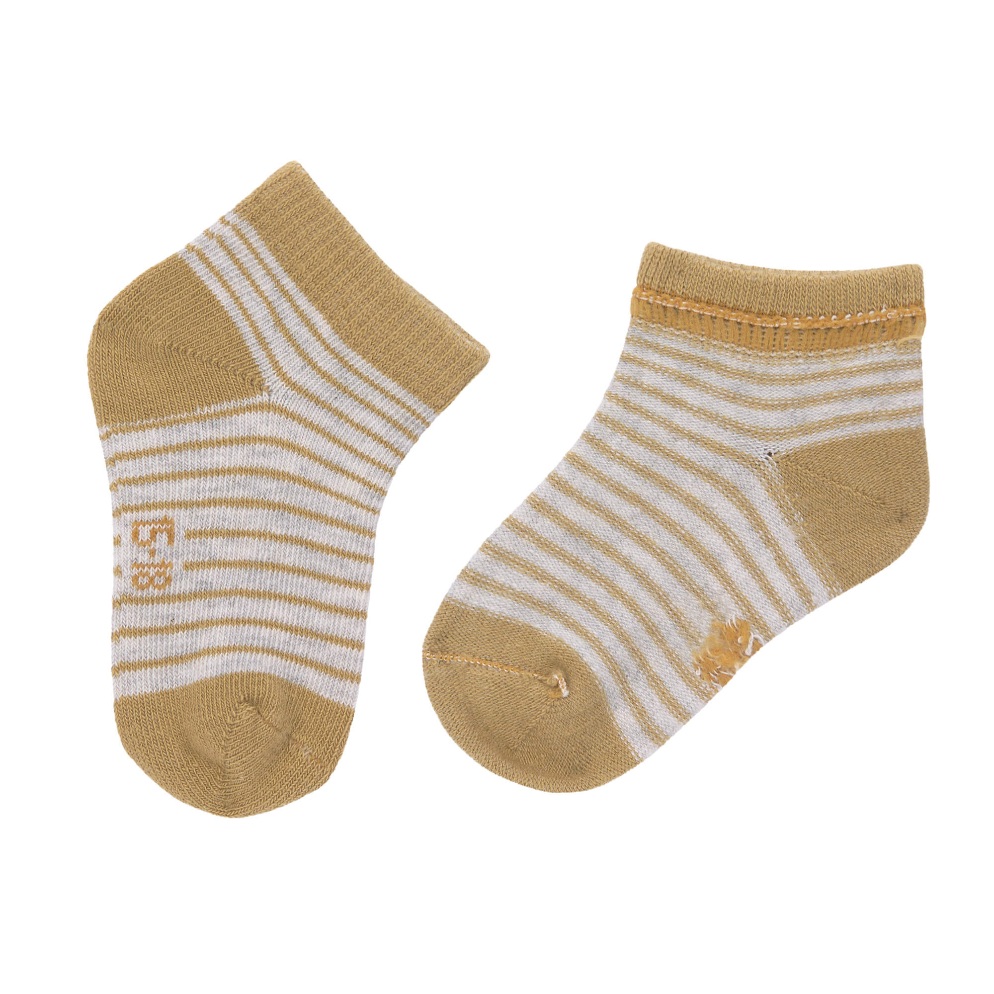 Kinder Sneaker Socken (3er-Set), Curry Blau