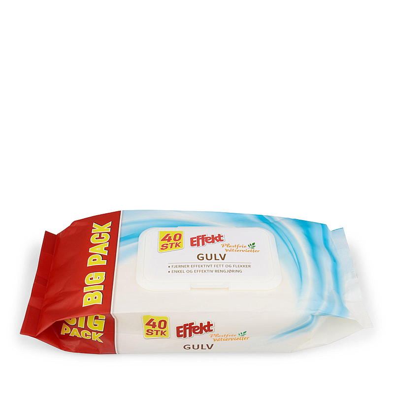 Effekt Engangsklut 40 stk gulv, Effekt